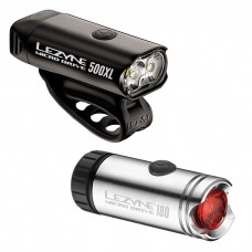 Комплект света LEZYNE MICRO DRIVE 500XL / MICRO PAIR Серебристый