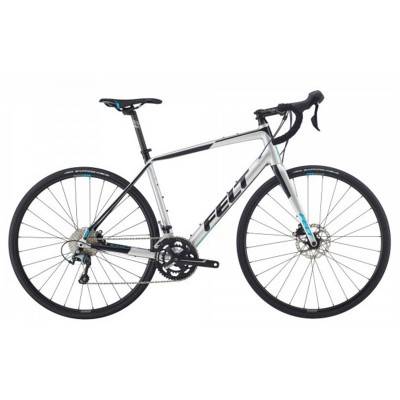 Велосипед FELT VR40 matte silver (black, cyan) 56cm