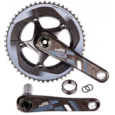 Шатуны SRAM Force22 BB30 172.5 50-34 Yaw, Bearings NOT Included