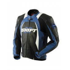 Мото куртка SHIFT SR-1 Leather Jacket [Black/Blue]