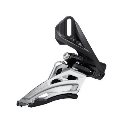 Переключатель передний Shimano FD-M4100-D, DEORE 2X10, SIDE SWING, FRONT-PULL, прямой монтаж, для 38зуб.