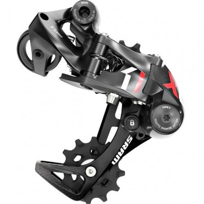 Переключатель - Задний SRAM X01 AM RD X01 DH 1X7SPD SHORT CAGE RED