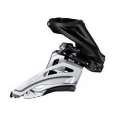 Переключатель передний Shimano DEORE FD-M6020-H, 3х10,для 44/48Т, HIGH CLAMP, Down-Swing, DUAL-PULL хомут