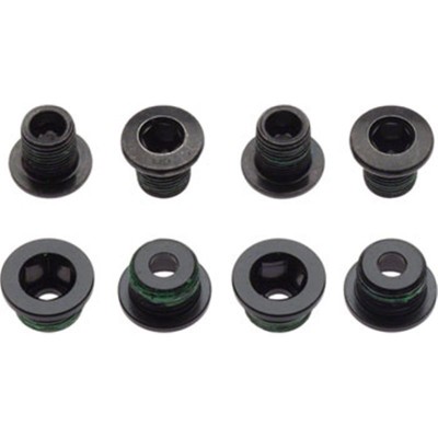 Сервисные запчасти TRUVATIV CHAINRING BOLT KIT 4 ALUM/SS BLACK