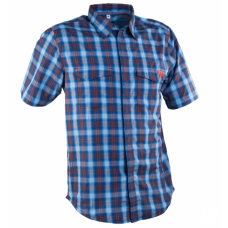 Рубашка RACE FACE SHOP SHIRT-BLUE/NAVY PLAID-L