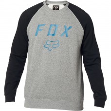 Кофта FOX LEGACY CREW FLEECE [BLACK GREY]