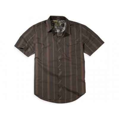 Рубаха FOX Monument s/s Woven Dark Brown