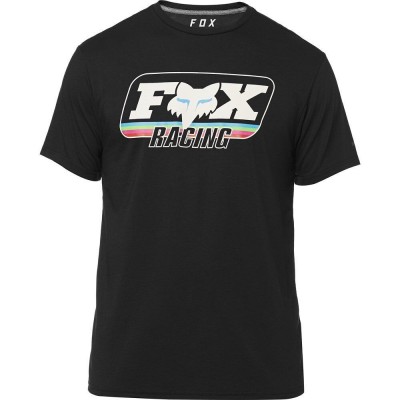 Футболка FOX THROWBACK TECH TEE [BLACK]