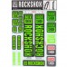 Наклейки на вилку ROCKSHOX DECAL KIT 30/32 / RS1 NE01 YELLOW