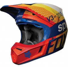 Мотошлем FOX V3 DRAFTR HELMET, ECE [BLU]