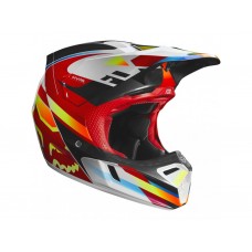 Мотошлем FOX V3 MOTIF HELMET, ECE [RD/YLW]