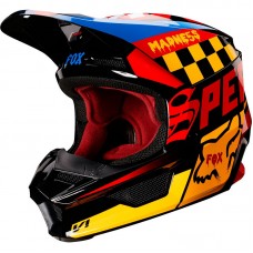 Мотошлем FOX V1 CZAR HELMET [BLK/YLW]