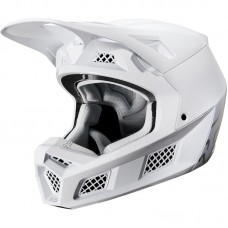 Мотошлем FOX V3 SOLIDS HELMET [White/Silver]