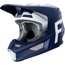 Мотошлем FOX V1 WERD HELMET [NAVY]