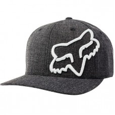 Кепка FOX LITHOTYPE FLEXFIT HAT [BLACK GREY]