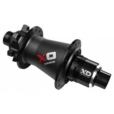   Втулка SRAM MTB Hub X0 DH Rear 6-Bolt Disc 32H Black/Red, XD Driver Body (11/12spd) (includes 12x150 & 12x157 Through Axle Caps) - A1