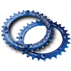 Звезда  RACE FACE CHAINRING,NARROW WIDE,104X32,BLU,10-12S