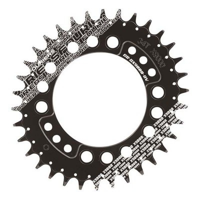 Звезда шатуна передняя MTB Fouriers DX9000 Full CNC NW Oval, Shimano XTR/pcd96, алю 34Т, черн.