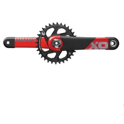 Шатуны SRAM X01 DH DUB83 165 Красный Звезда 34Т