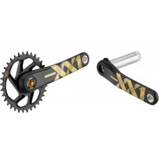 Шатуны SRAM  XX1 EAGLE AM FC XX1 EAGLE DUB 170 GLD DM 34T