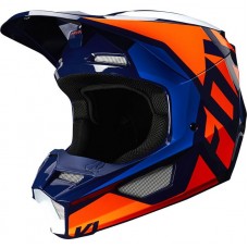 Детский мотошлем FOX YTH V1 PRIX HELMET [ORANGE BLUE], YS