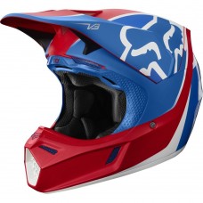 Мотошлем FOX V3 KILA HELMET [BLU/RD], L