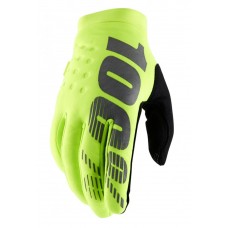 Зимние мото перчатки RIDE 100% BRISKER Cold Weather [Fluo Yellow], M (9)