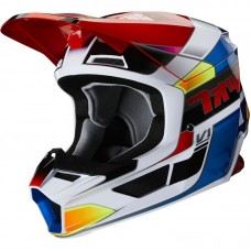 Мотошлем FOX V1 YORR HELMET [BLUE RED], XXL