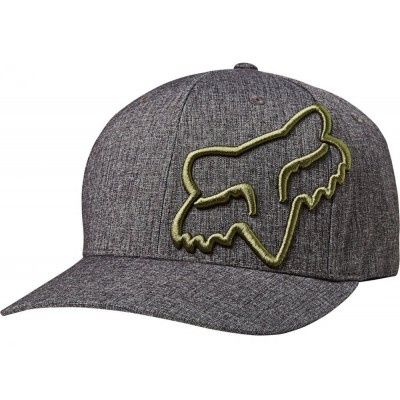 Кепка FOX CLOUDED FLEXFIT HAT [Heather Black], L/XL