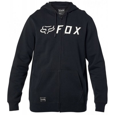 Толстовка FOX APEX ZIP FLEECE [Black/White], L