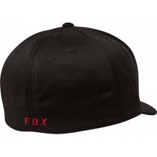 Кепка FOX LITHOTYPE FLEXFIT HAT [Black/Red], S/M