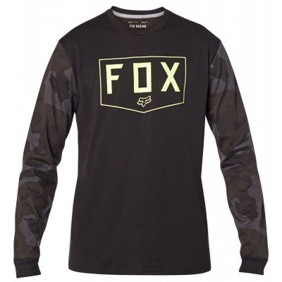 Футболка FOX SHIELD TECH TEE [Black/Camo], L