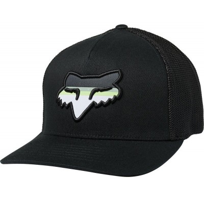 Кепка FOX HEAD STRIKE FLEXFIT HAT [BLACK], L/XL