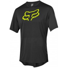 Вело джерси FOX RANGER FOXHEAD JERSEY [Black Yellow], M