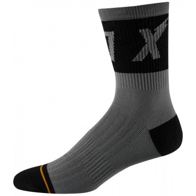 Вело носки FOX 8" TRAIL CUSHION WURD SOCK [Black], L/XL