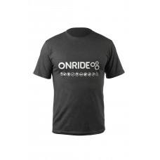 Футболка ONRIDE Logo чоловіча графіт XS